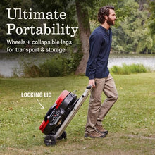 Coleman RoadTrip 285 Portable Propane Grill, 3 Burners, Red