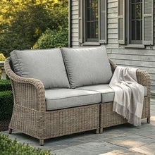 Martha Stewart Lily Pond Modular Patio Loveseat, Gray