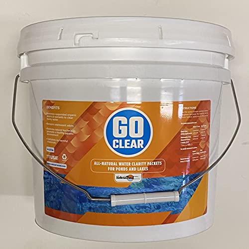 NaturalPond GoCLEAR All-Natural Water Clarity Packets for Ponds and Lakes, 24.25lb