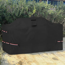 98-inch Island Grill Cover, 600D Oxford Cloth, Heavy Duty Waterproof, Sunproof, All-Weather Protective Cover,Black,98 * 42 * 48inch