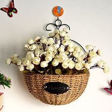 Wall Mounted Planters Wall Hanging Decorative Flower Pot Handmade Woven Planter Flower Basket Hanging Basket Flower Pot for Laundry Room Corridor