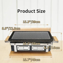 YIORYO Mini Barbecue Grill - Portable Charcoal Grills - Small Tabletop Charcoal Grill for Outdoor Cooking, Grilling - Table Top BBQ Grill for Camping, Picnic, xingxingdiandeng1