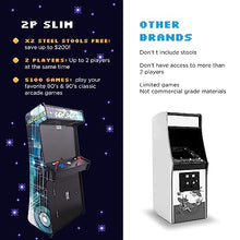 Creative Outdoor Distributor Full-Size Arcade Cabinet with Trackball, 5,100 Games, 32" Screen, 2 Stools