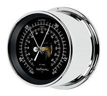 MaXimum Proteus Aneroid Barometer - Chrome Case, Black Dial