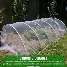 Farm Plastic Supply - Garden Mesh Netting Barrier - Fine Bug Netting for Garden, Insect Pest Barrier (13' x 300')