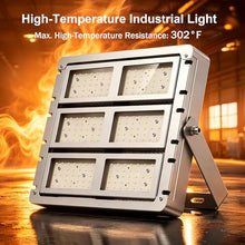 lsledsus High-Temperature LED Light, Power: 50W. Maximum Operating Temperature: 150°C (302°F). Suitable for Steel Mills, Chemical Plants, and Power Plants.