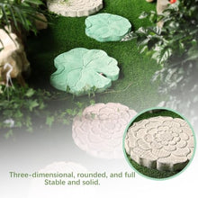 1PCS 3D Hand-Carved Garden Stepping Stones-Outdoor Pavers for Lawn Pathway Decor,Weather Decorative Stones for Patio and Landscaping(Pink,55x55cm/21.6x21.6)