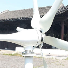 Horizontal Axis Wind Turbine Generator 600w, 3 Phase AC Renewable Energy Controller with Auto MPPT Controller Free Power for Home Farm Street Lamps Windmill (12v 24v 48v)
