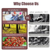 AiODiO Solar Oven, Solar Powered Camping GrillPortable BBQ Grill,4.5L Large Capacity Solar Cooker,Outdoor Oven，Apply to Camping or Hiking