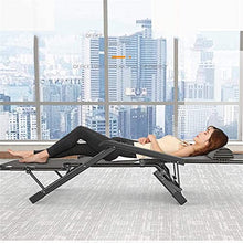 Folding Garden Lounger, Home Lazy Lunch Chair, Balcony Sofa Chair, Lounge Chair, Leisure Simple Back Chair (C)