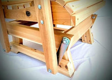 AMUYTCP Gliders for Outside Patio, Amish Crafted 2' Cedar Glider,Porch Glider Outdoor,28.0" W X 27.0" D X 34.5 "H,Undyed