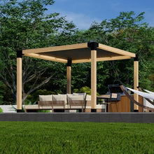 DIY Freestanding Pergola Kit with Canopy - 6x6 Lumber - 8' x 8' Canopy Size - Build Up to 12' x 12'