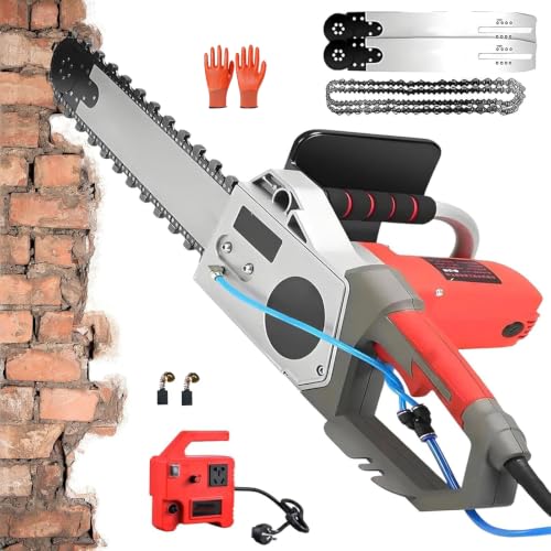 Concrete Wall Saw, 5800W/6500W Electric Chainsaw for Deep Cutting
