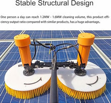 Electric Solar Photovoltaic Panel Cleaning,3.5m/5.5m/7.5m Extendable Solar Panel Cleaning Brush,Strong Cleaning Power, Outdoor Washing Device Tool