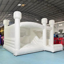 Blatesic Inflatable White Wedding Bounce House 15ft x 15ft x 10ft