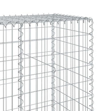 vidaXL Gabion Basket with Cover 354.3"x19.7"x78.7" Galvanized Iron