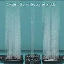 Matte Black Outdoor Shower Fixtures Shower with Rainfall Shower Head,3 Functions Hand Sprayer Exposed Shower