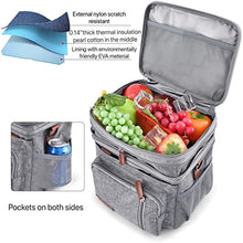 WJJDLLNP Picnic Bag Lunch Tote Cooler Outdoor Beach Camping BBQ Party Waterproof