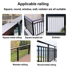 Adjustable Folding Outdoor Hanging Balcony Bar Table for Railings Wall Mounted Patio Garden Side Table Lifting Desk 60X27cm/23.6X10.6In,120x27cm/47.24x10.6in