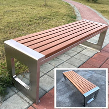 ARMERI Metal Bench Weatherproof Outdoor Benches, Garden Bench for Outdoors, Backless Patio Benches, Garden Benche for Garden Patio Porch Park Backyard,A,150x40x45cm