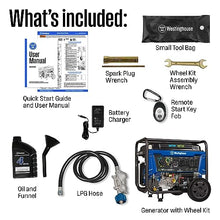 Westinghouse 12500 Watt Dual Fuel Home Backup Portable Generator, Remote Electric Start, Transfer Switch Ready, Gas and Propane Powered