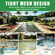 AMZSTAN 32 x 52 FT Inground Pool Cover with Complete Installation Kit