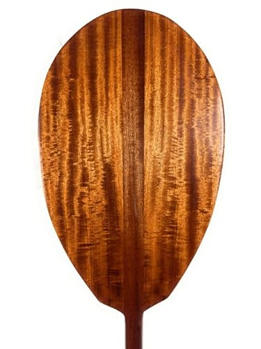 Tikimaster Watermarks Curls Koa Paddle 60 Inch Steersman Made in Hawaii