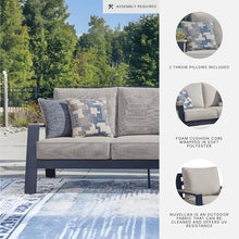 Signature Design by Ashley Mabry Shores Outdoor Sofa, 3-Seat Couch
