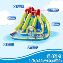 SunSwell Inflatable Water Slide for Kids Backyard with 450W Blower