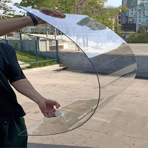 Polycarbonate Sheets All-Weather Outdoor Greenhouse Covering, Plastic Roofing Sheets Rainproof Insulation Protection(1x1073m)
