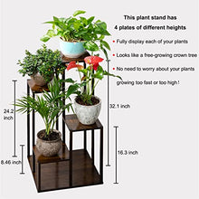 RWGOVLU Flower Stand Plant Stands, Planter Pot Holder Shelf, Indoor Outdoor Flower Display Organizer Storage Rack, Heavy Duty Planter Plant Stand
