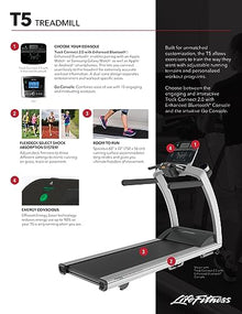 Life Fitness T5 Treadmill with Go Console
