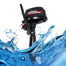 SABUIDDS 2-Stroke 6HP Outboard Motor Black
