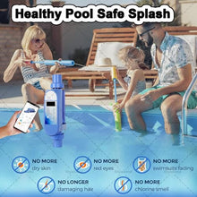 ZXAMZDM Salt Pool Chlorinator System, Smart Chlorine Generator for Above Ground Pool, Built in WiFi App Remote Control Saltwater Swimming System 85M3/20g/h (Size_Name 85M3/20g/h)