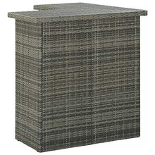AMBERARD Garden Bar Set Gray Furniture Set