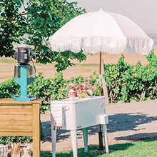 Garden Umbrella With Tilt Function, Large Market Table Umbrella, Sun Shade For Outdoor, Terrace, Balcony, Pool, Beach, Camping, Decoration, 2m, White