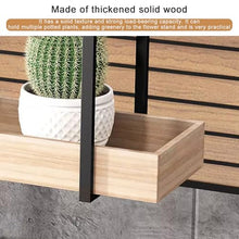 MARIYCH Modern Floating Display Plant Shelf, Ceiling Mounted Flower Pot Display Holder, Multi-Purpose Hanging Flower Rack for Living Room, Bedroom, Kitchen Shelf