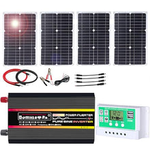 Heavy-Duty Solar Kit 10000W Inverter with 50A Controller - Waterproof Design for RV/Boats/Campers(100W)
