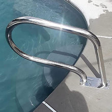 Pool Handrail Handle Grab Rails Swimming Pool Rail 32x22.5 Inch Pool Railing 304 Stainless Steel, Rust Proof Pool Handrail, Humanized Swimming Pool Handrail Grip