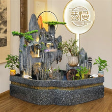 GLigeT Outdoor Water Fountain Rockery Water Screen, Courtyard Office Living Room Decoration, Outdoor Courtyard Fountain Landscaping Outdoor Fountain (Color : B)