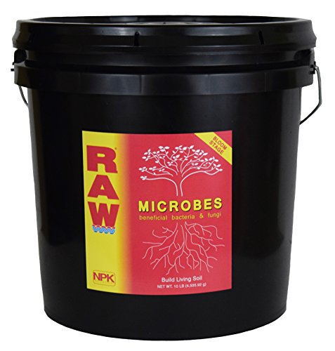RAW Microbes Bloom 10lb - Beneficial Microbial Inoculant for Flowering Plants - Boosts Nutrient Uptake and Enhances Bloom Development