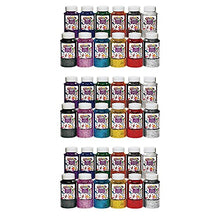 Colorations Extra-Safe Plastic Glitter Shaker Jars, Non-Toxic, 12 Colors