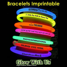 Glow With Us Red Glow Stick Bracelets 2500 Pack