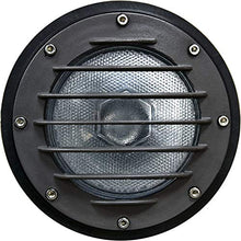 Dabmar Lighting DW4701-B Med Well Light with Grill and Sleeve for PAR38, Black Finish