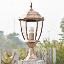 Pillar Fence Lights Outdoor Lamp Post Cap Aluminum Heat-Resistant Top Pillar Lamp Waterproof Path Lamp