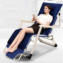 JKSVTF Folding Chair Recliner,Outdoor Rocking Chair with Cushions,Zero-Gravity Foldable Patio Lounge Chair,Outdoor Portable Single Siesta Lunch Break