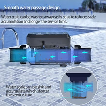 PweKzxt Chlorine Generator,Smart Saltwater Pool Chlorinator,Salt Water Pool Chlorinator, Saltwater Chlorine Generator for Swimming Pool salinity25