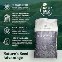 Nature's Seed California Habitat Mix, Native Grass Seeds Blend for Lawn, Garden, Yard, Low Water, Wildlife Habitat, Restoration, 5 Lbs