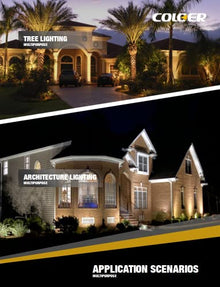 COLOER Die-cast Brass Landscape Spotlight 12-Pack, Copper Finish