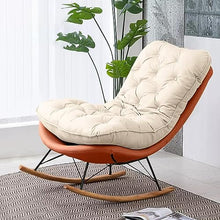 XAWSOP Modern Sofa Chair,Lounge Chair for Balcony Upholstered,Comfortable Indoor Bedroom Outdoor Camping Recliner,Ergonomic Chairs,